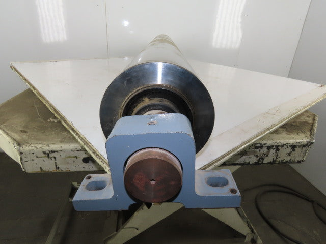 6-1/2" OD 58" BF 56" Face Width Stainless Steel Web Calendar Roller 2" Shaft
