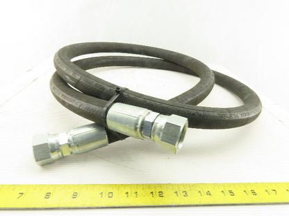 Alfagomma N853 2SN 3/4" High Pressure Hose 3120PSI Fittings -12 3/4" 14TPI