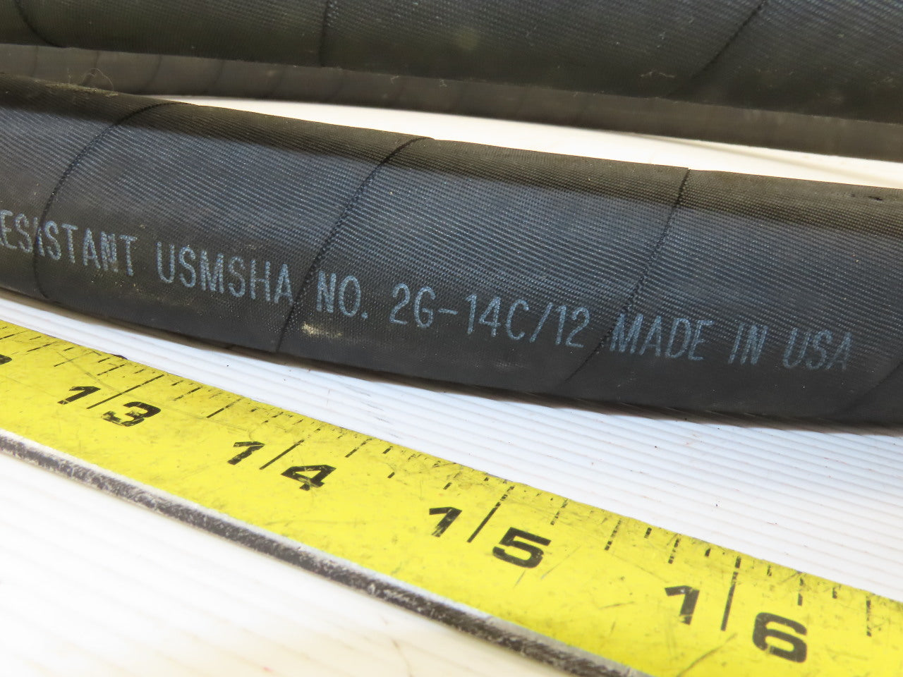 SAE 100R16 Medium Pressure 2000PSI Hydraulic Hose  90" OAL Swivel Ends -16 1"-11