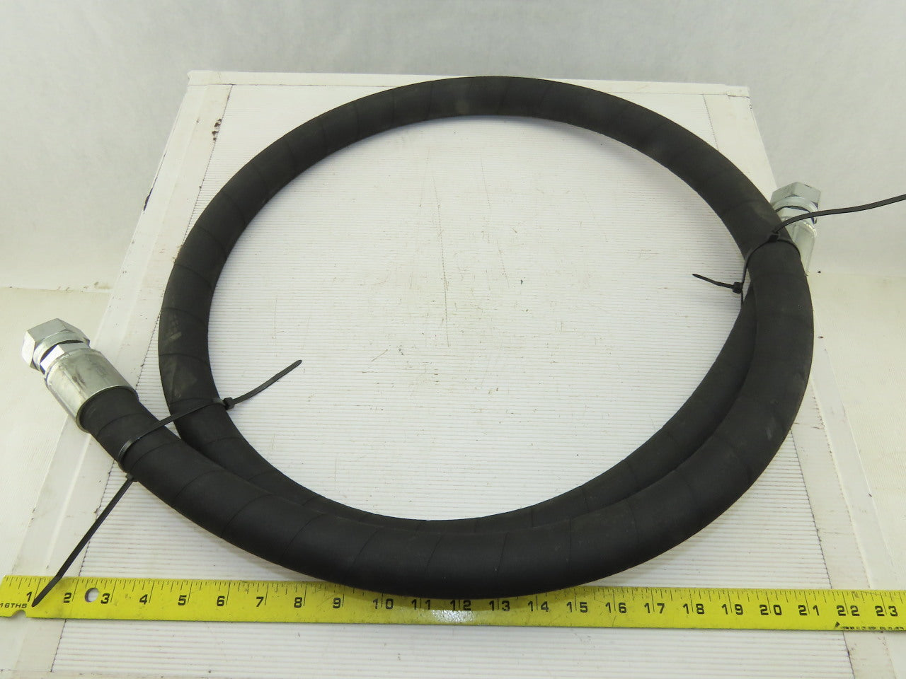 SAE 100R16 Medium Pressure 2000PSI Hydraulic Hose  90" OAL Swivel Ends -16 1"-11