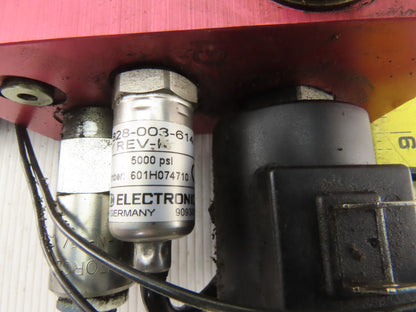 Raymond 560-OPC30TT Hydraulic Raise Lower Solenoid Valve Emergency Bypass 36V