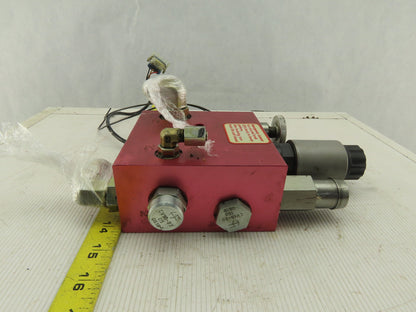 Raymond 560-OPC30TT Hydraulic Raise Lower Solenoid Valve Emergency Bypass 36V