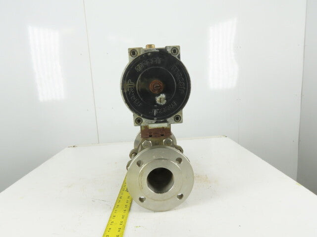 Airmax Mecair 5CSR 3" Flange 150# Sanitary Ball Valve Pneumatic Actuator