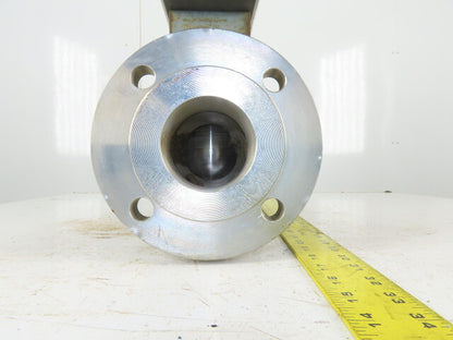 Airmax Mecair 5CSR 3" Flange 150# Sanitary Ball Valve Pneumatic Actuator