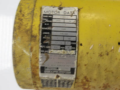 Budgit 310891-1 1/4 Ton 500Lb. 230/460V 3Ph Electric Chain Hoist 10' Lift 16FPM