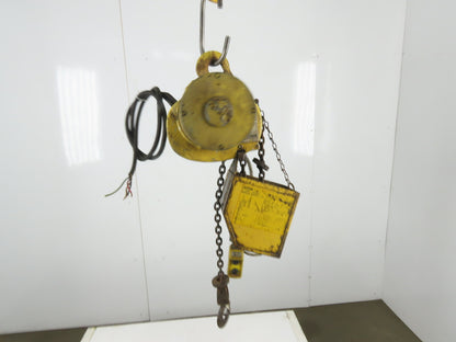 Budgit 310891-1 1/4 Ton 500Lb. 230/460V 3Ph Electric Chain Hoist 10' Lift 16FPM