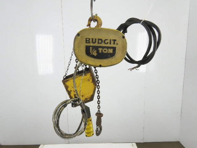 Budgit 310891-1 1/4 Ton 500Lb. 230/460V 3Ph Electric Chain Hoist 10' Lift 16FPM