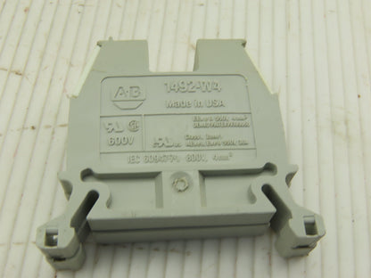 Allen Bradley 1492-W4 DIN Rail Mount Wire Terminal Blocks Lot Of 145 Pcs.