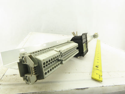 Allen Bradley 1492-W4 DIN Rail Mount Wire Terminals Blocks 6 Fused Lot Of 46Pcs