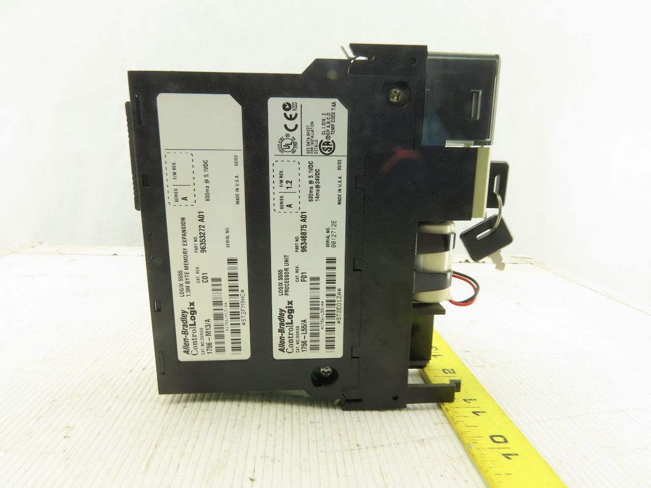 Allen Bradley 1756-M13/A Ser A Processor And 1.5M Byte Expansion