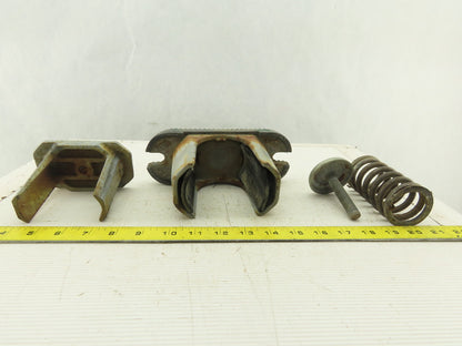 VMC-1 1/2-13 x 3" Brown Spring Stud Machine Leveling Pad 5-1/2" Tall