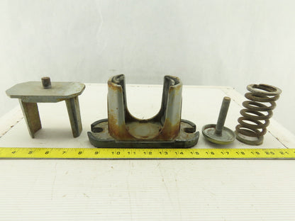 VMC-1 1/2-13 x 3" Brown Spring Stud Machine Leveling Pad 5-1/2" Tall