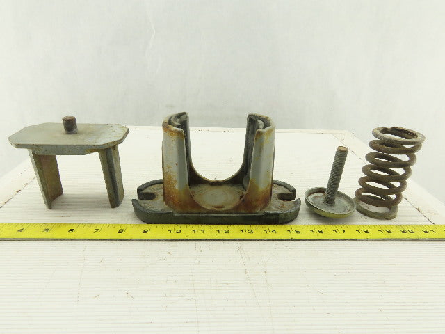 VMC-1 1/2-13 x 3" Brown Spring Stud Machine Leveling Pad 5-1/2" Tall