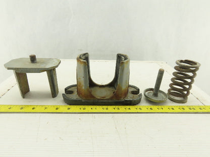 VMC-1 1/2-13 x 3" Brown Spring Stud Machine Leveling Pad 5-1/2" Tall