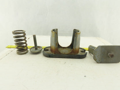 VMC-1 1/2-13 x 3" Brown Spring Stud Machine Leveling Pad 5-1/2" Tall