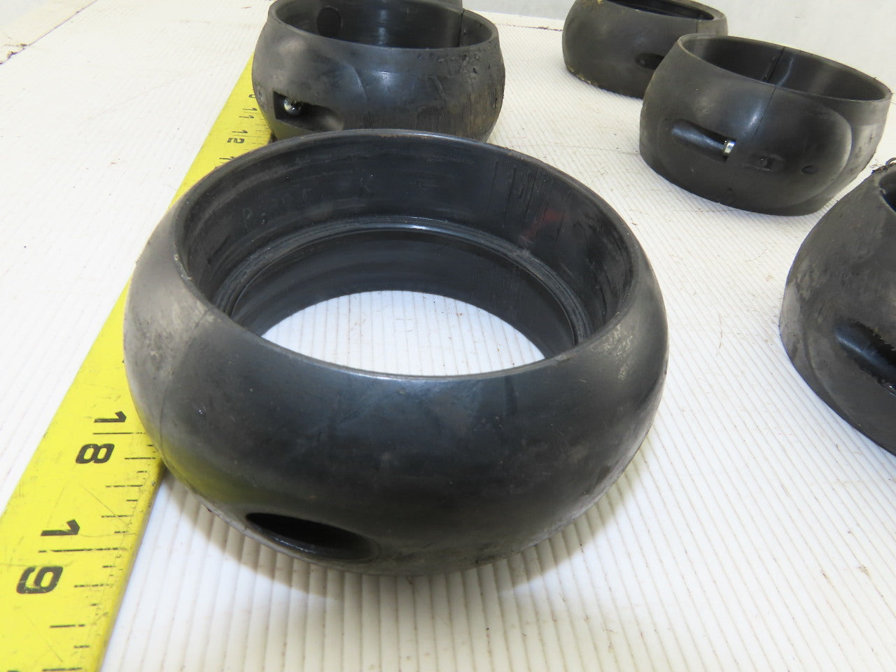 Leoni 80mm Ball Joint Half Shell Corrugated Conduit Clamp Connector Lot of 6