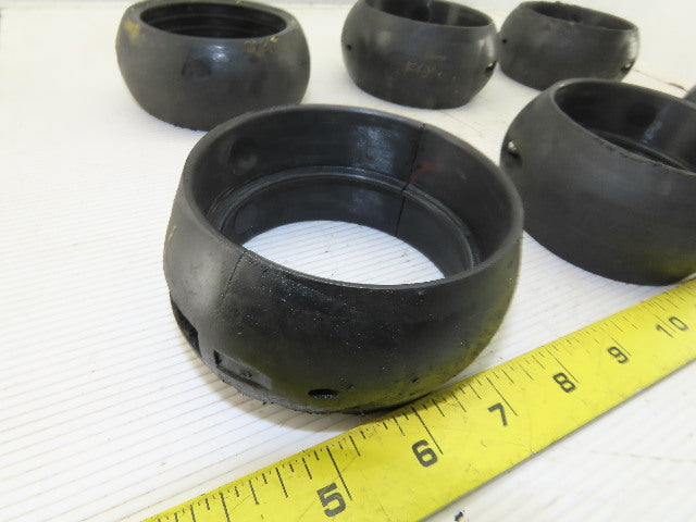 Leoni 80mm Ball Joint Half Shell Corrugated Conduit Clamp Connector Lot of 6