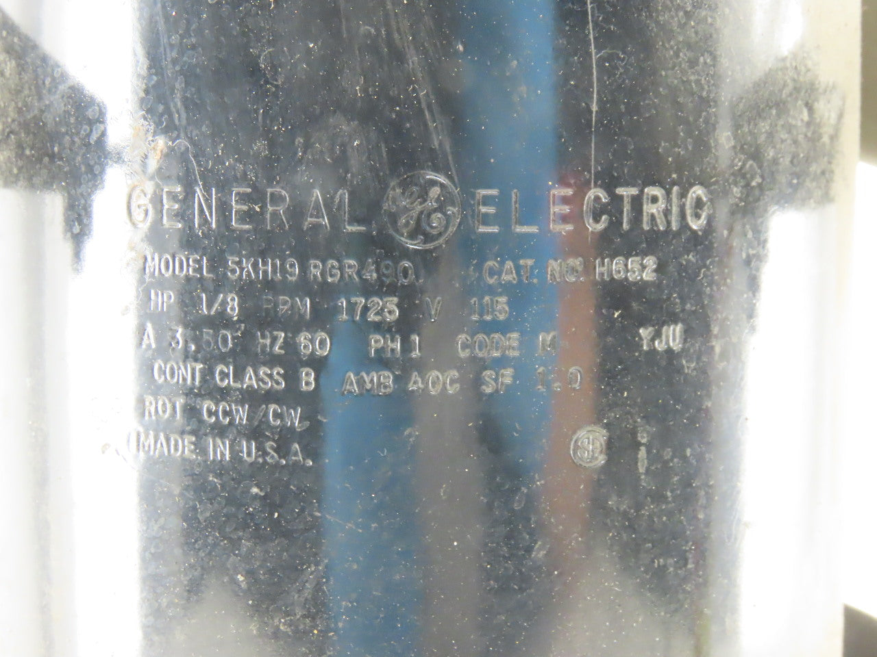 General Electric 5KH19 RGR490 1/8Hp 1725RPM 115V 2 Blade 10" HVAC Fan Blower