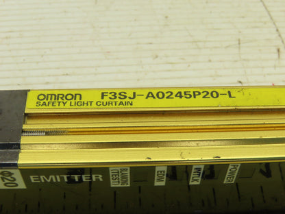 Omron F3SJ-A0245P20-L Safety Light Curtain Emitter Type 4 ESPE 24VDC
