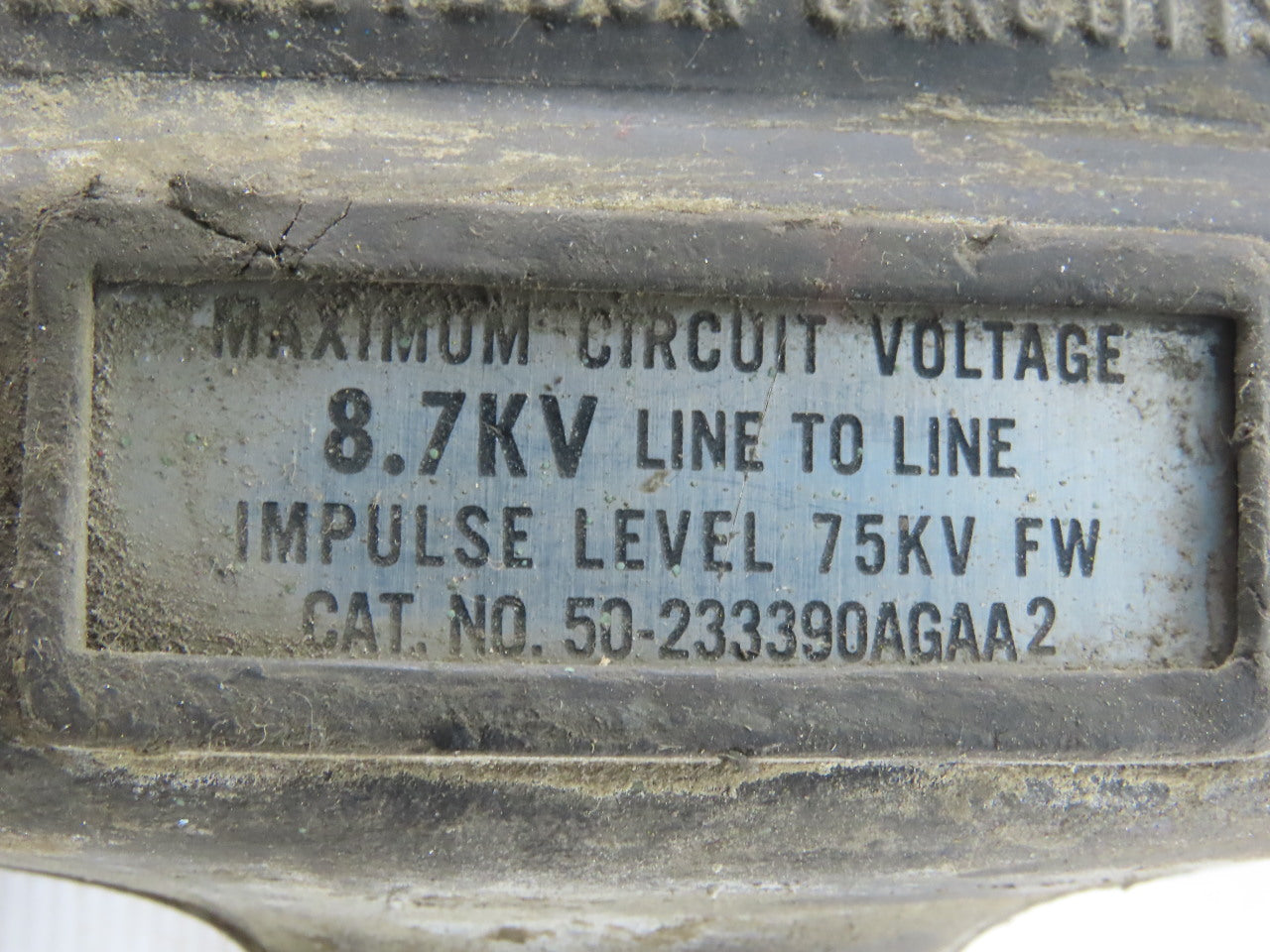 General Electric 50-233390AGAA2 High Voltage Clamp Tester 8.7kV Line To Line