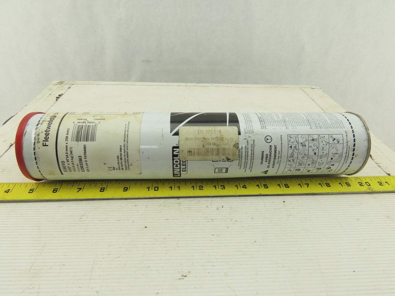 Lincoln Electric E6010 ED032563 5/32" x 14" Fleetweld Stick Electrodes