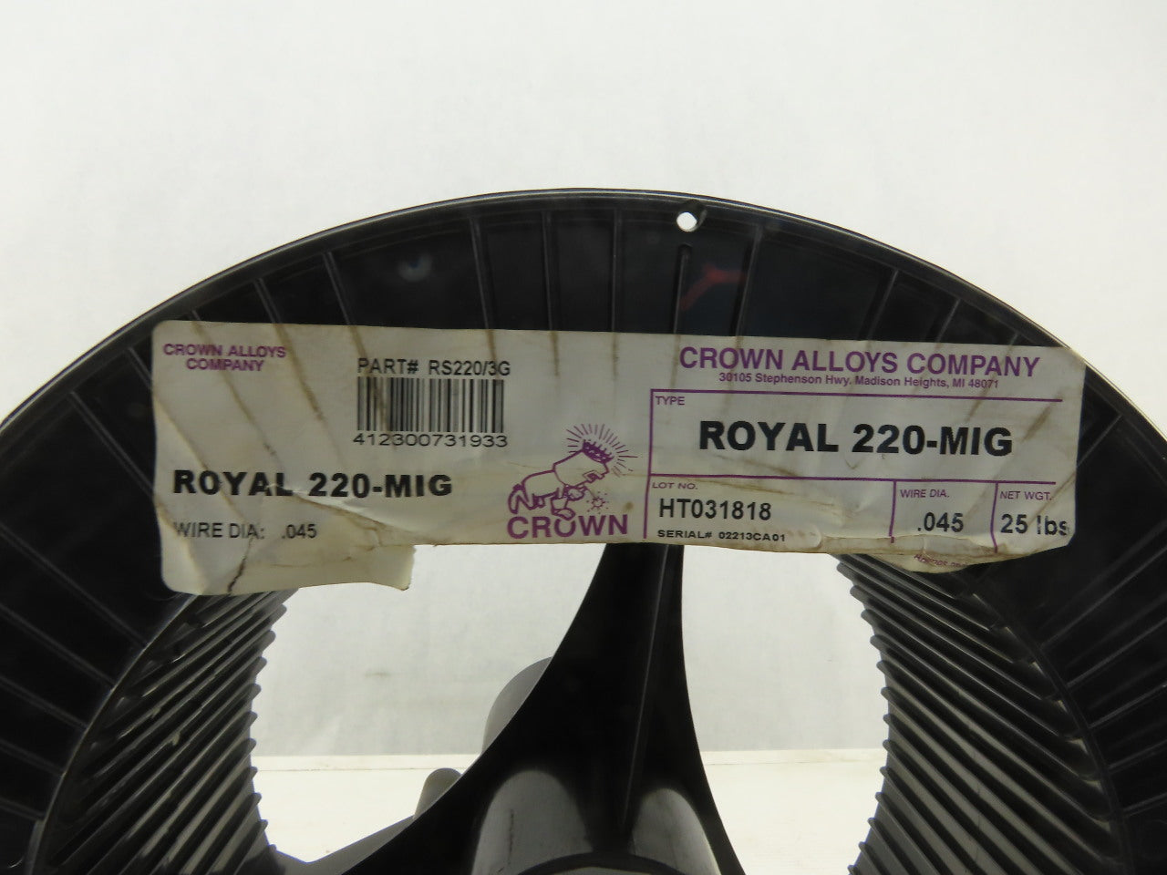 Crown RS220/3G .045 High Strength Gas Metal Arc  MIG Wire 6Lb.