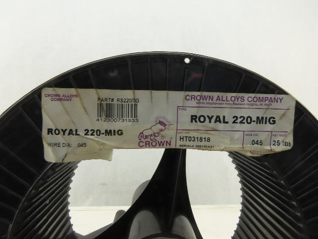 Crown RS220/3G .045 High Strength Gas Metal Arc  MIG Wire 6Lb.