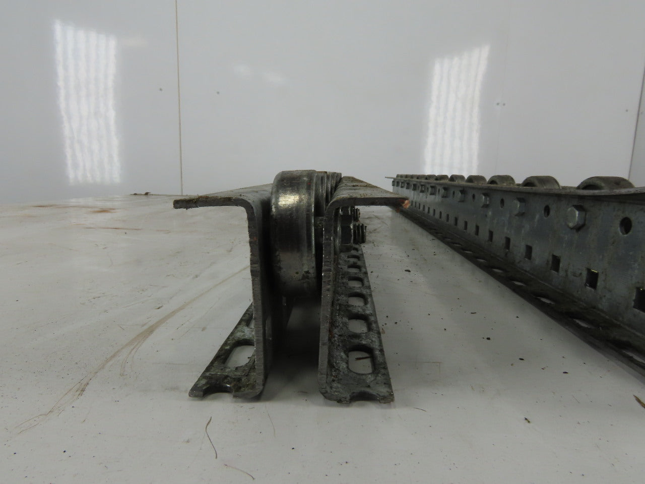Mallard 2-3/4" W x 3" Tall Pallet Flow Skate Wheel Rail 38-1/2" OAL Lot Of 2