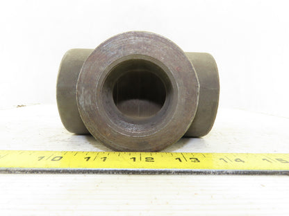1-1/2 NPT Iron Black Pipe Thick Walled Class 3000 Tee