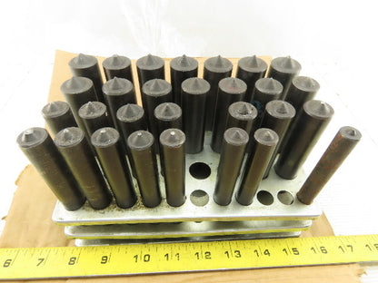 Center Punch Transfer Punch Incomplete Set 1/2"-1" Missing 4