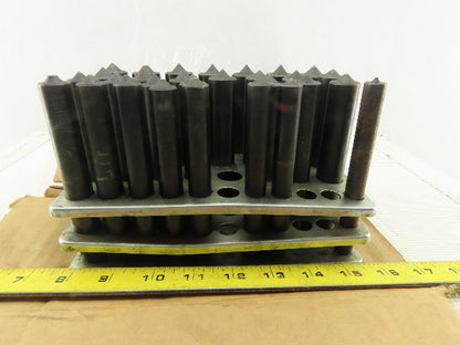 Center Punch Transfer Punch Incomplete Set 1/2"-1" Missing 4