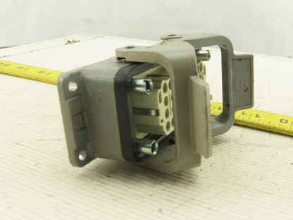 Harting Panel Mount Female 32 Conductor 2 Lever Cam Lock Plug End