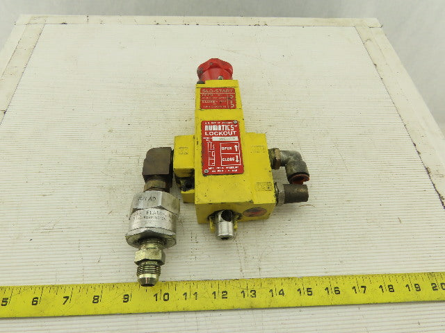 Numatics VT30N04Y 150PSI Pneumatic Lock Out Valve LOTO Slo-Start Function