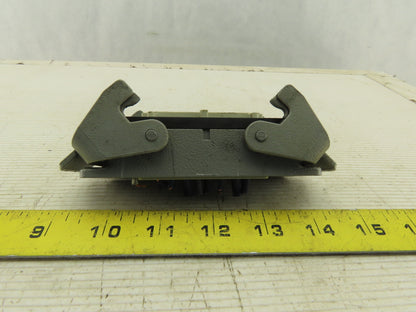 Harting 500V 15A 16 Conductor Female Panel Mount Cam Lock Connector