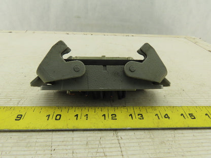 Harting 500V 15A 16 Conductor Female Panel Mount Cam Lock Connector