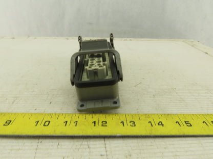 Harting 500V 15A 24 Conductor Female Panel Mount Cam Lock Connector