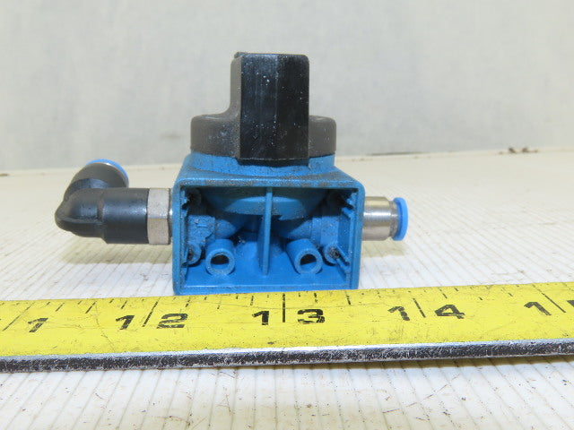 Festo HE-1/8-S-B Pneumatic On/Off Manual Valve  1/8"NPT