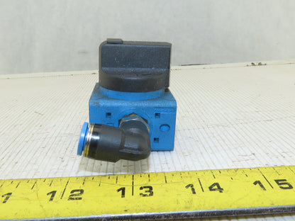 Festo HE-1/8-S-B Pneumatic On/Off Manual Valve  1/8"NPT