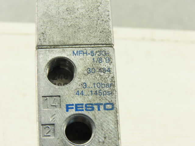 Festo MFH-5/3-1/8-B 5/3 Way 1/8" Port Pneumatic Double Solenoid Valve