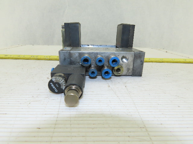 Festo VIMP-MINI-1/8-4-SA Pneumatic Valve Manifold Block