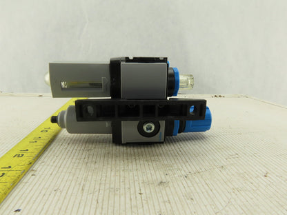 Festo FRC-M1-N1/8 & LOE-M1-N1/8-P Pneumatic Filter Regulator Lubricator 1/8" NPT