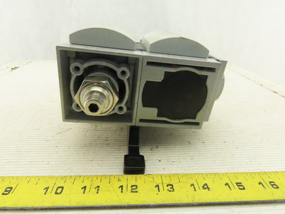 Festo MS6-DE-1/2-V24 On/Off Pneumatic Valve W/MS6-FRM-1/2-Y 1/2" NPT