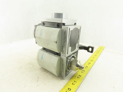 Festo MS6-DE-1/2-V24 On/Off Pneumatic Valve W/MS6-FRM-1/2-Y 1/2" NPT