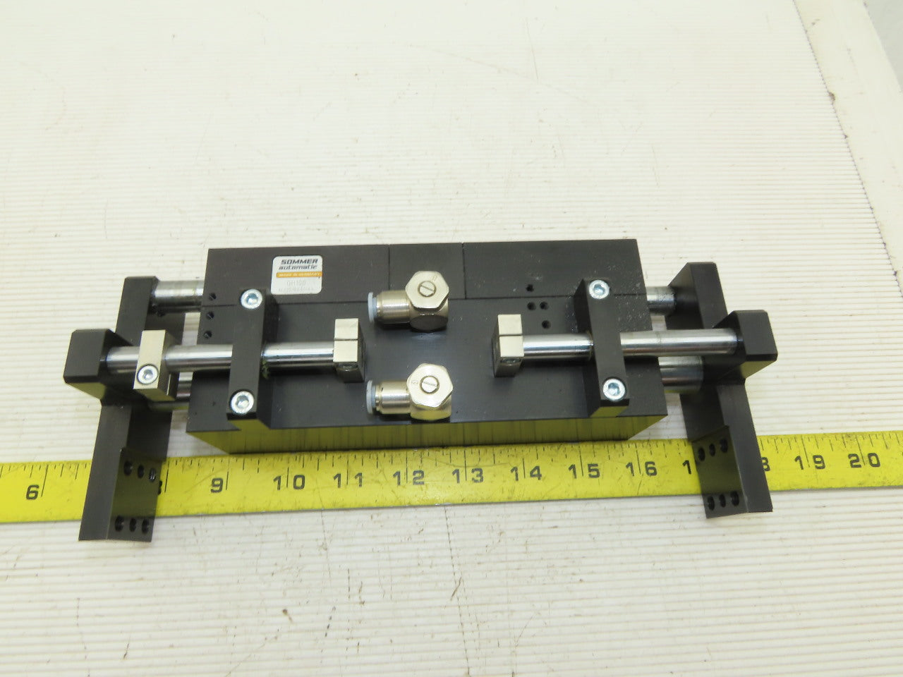 Sommer Automatic GH100 2 Jaw Parallel Pneumatic Gripper 50mm Stroke Per Jaw