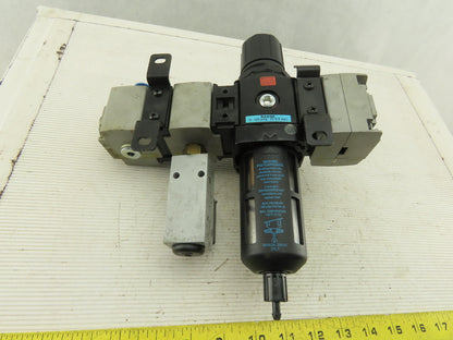 Wilkerson Filter Regulator Assembly 0-125PSI 1/2" NPT PEV-1/4-B