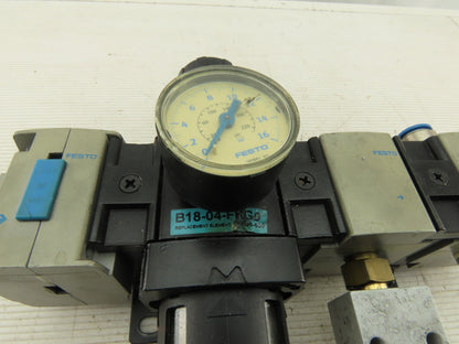 Wilkerson Filter Regulator Assembly 0-125PSI 1/2" NPT PEV-1/4-B