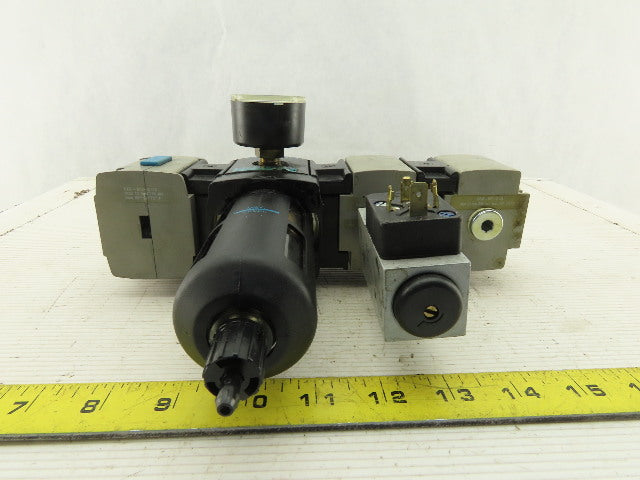 Wilkerson Filter Regulator Assembly 0-125PSI 1/2" NPT PEV-1/4-B