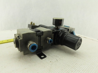 Wilkerson Filter Regulator Assembly 0-125PSI 1/2" NPT PEV-1/4-B