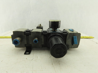 Wilkerson Filter Regulator Assembly 0-125PSI 1/2" NPT PEV-1/4-B