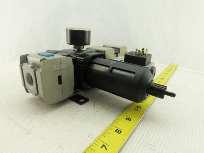 Wilkerson Filter Regulator Assembly 0-125PSI 1/2" NPT PEV-1/4-B